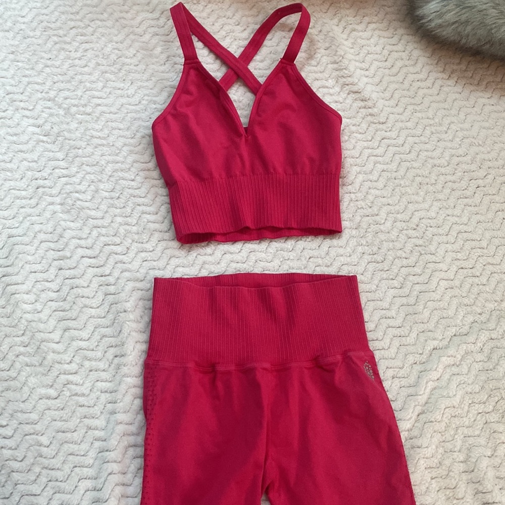 COPY - 🌺free people Good karma bra and biker short set - Picture 15 of 16